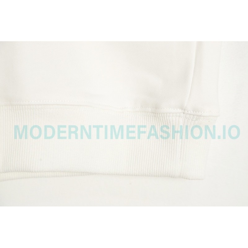 Fendi - Double F Embroidered Logo Round Neck Hoodie