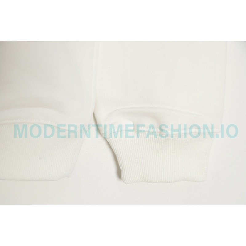 Fendi - Double F Embroidered Logo Round Neck Hoodie