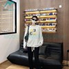 Fendi - Double F Embroidered Logo Round Neck Hoodie