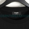 Fendi - Double F Embroidered Logo Round Neck Hoodie