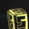 Fendi - Double F Embroidered Logo Round Neck Hoodie