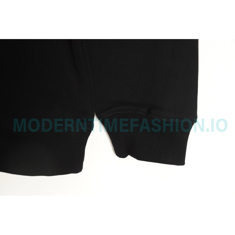 Fendi - Double F Embroidered Logo Round Neck Hoodie