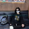 Fendi - Double F Embroidered Logo Round Neck Hoodie