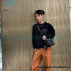 Fendi - 23FW Front FF Zipper Pocket Round Neck Hoodie