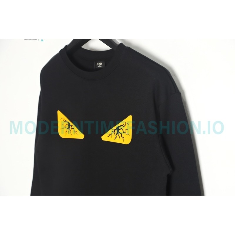 Fendi - 23Fw Crack And Glue Little Monster Eye Hoodie
