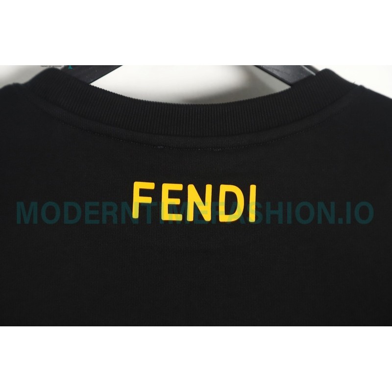 Fendi - 23Fw Crack And Glue Little Monster Eye Hoodie