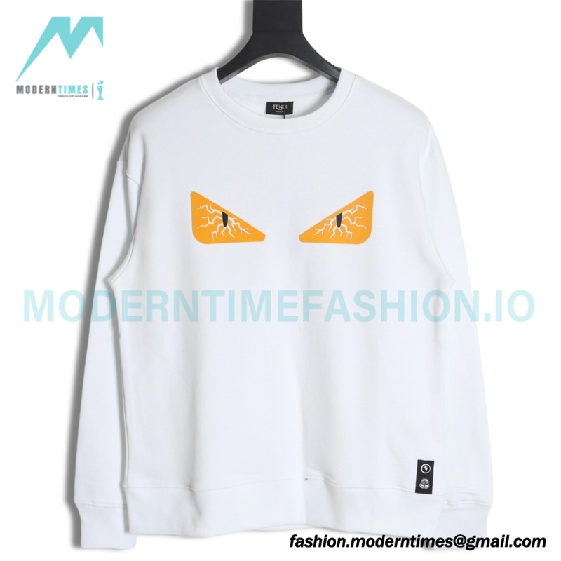 Fendi - 23Fw Crack And Glue Little Monster Eye Hoodie