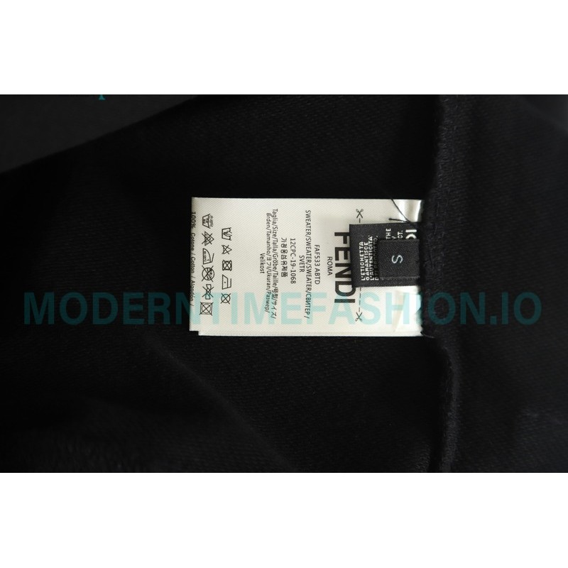 Fendi - 23Fw Crack And Glue Little Monster Eye Hoodie