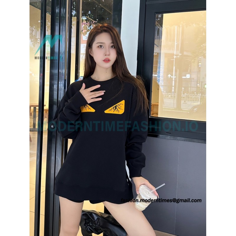 Fendi - 23Fw Crack And Glue Little Monster Eye Hoodie