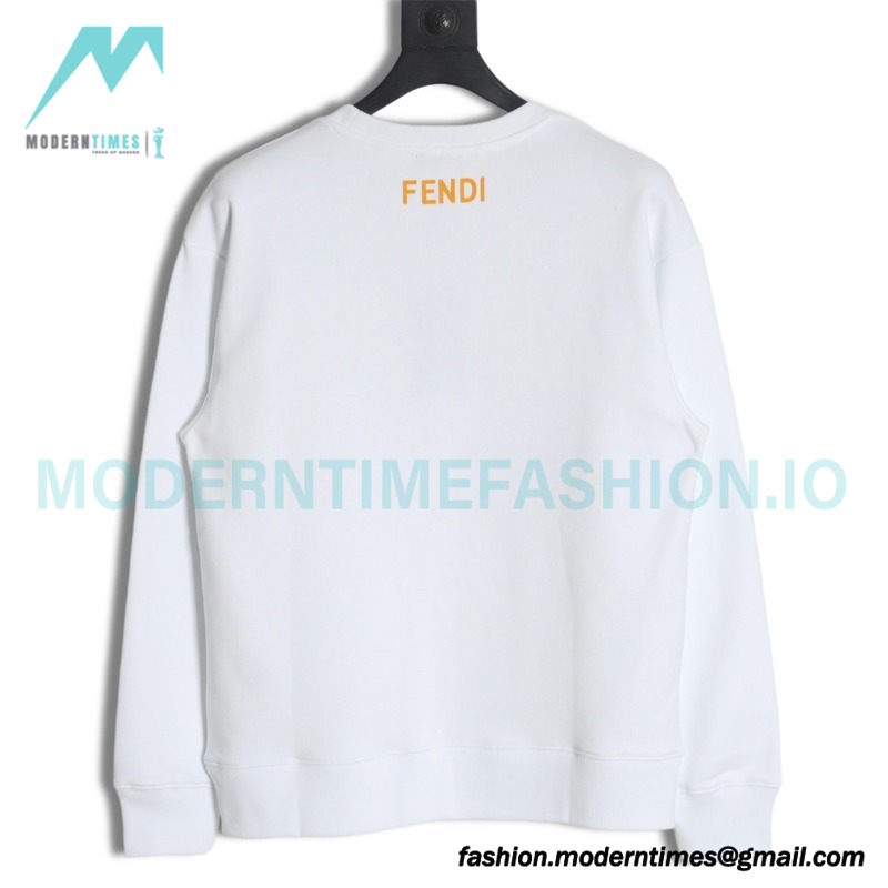 Fendi - 23Fw Crack And Glue Little Monster Eye Hoodie