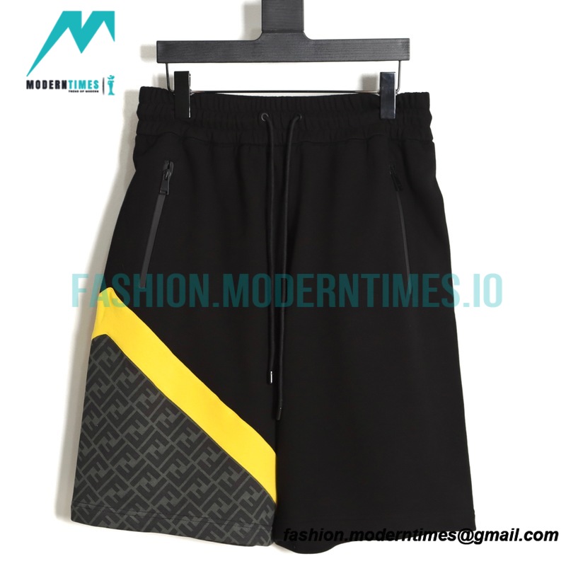 Fendi - 23SS Full Print Patchwork Shorts Pants