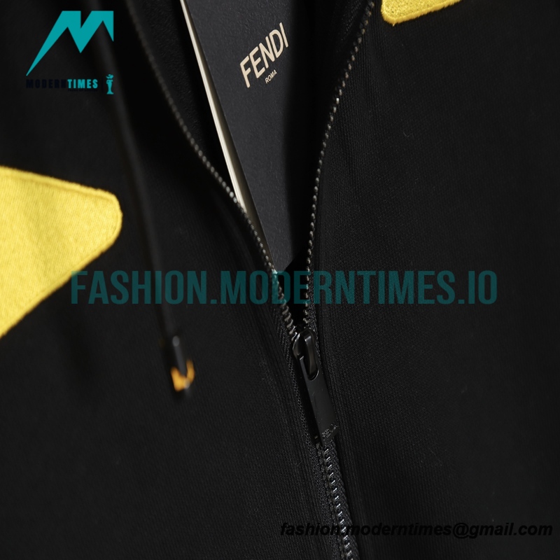 Fendi - Classic Stitched Eye Little Monster Zipper Jacket