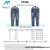 Fendi - Little Monster Embroidered Denim Pants