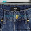 Fendi - Little Monster Embroidered Denim Pants