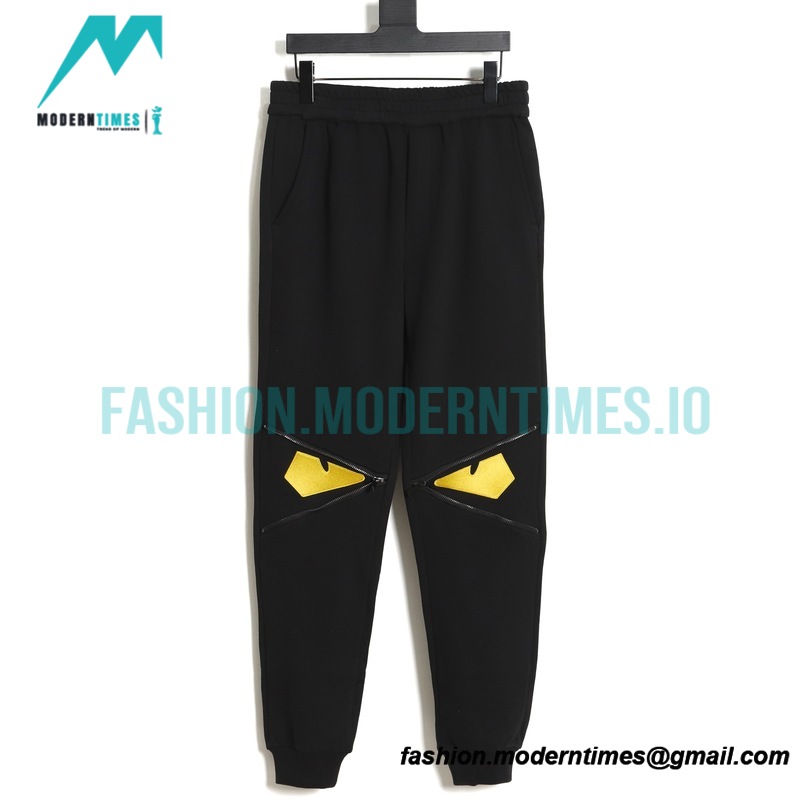 Fendi - Classic Stitched Eye Little Monster Pants