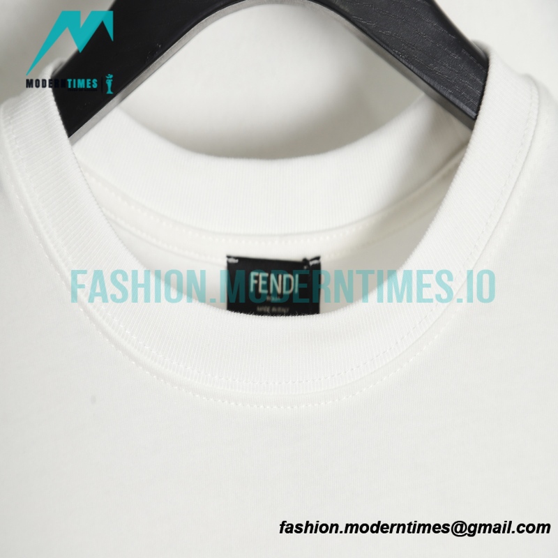 Fendi - 23SS Wool Bear Print Short Sleeve