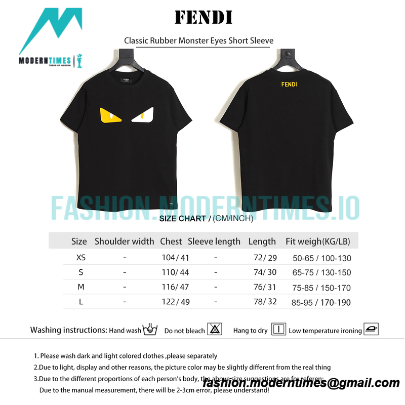 Fendi - Classic Rubber Monster Eyes Short Sleeve