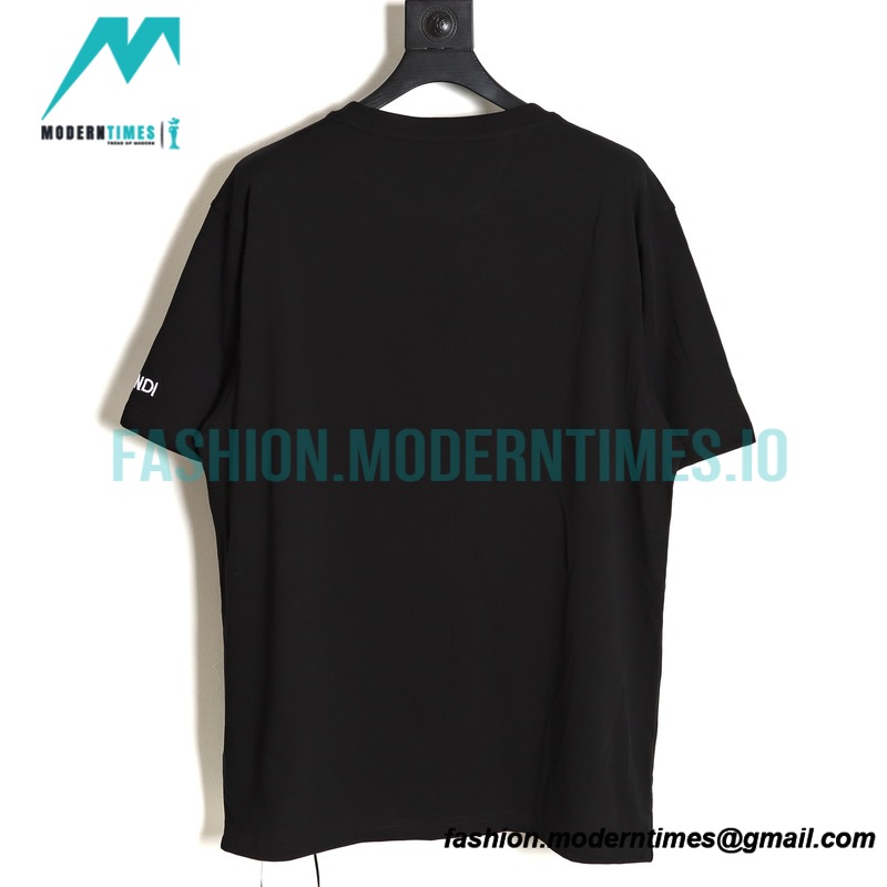 Fendi - Full Diamond Round Neck Short Sleeve