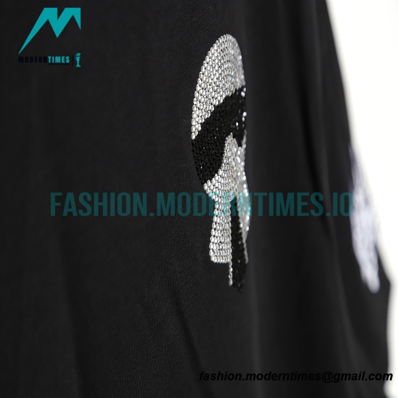 Fendi - Full Diamond Round Neck Short Sleeve