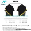 Fendi - 23SS Stitched Full Print Short-sleeved T-shirt
