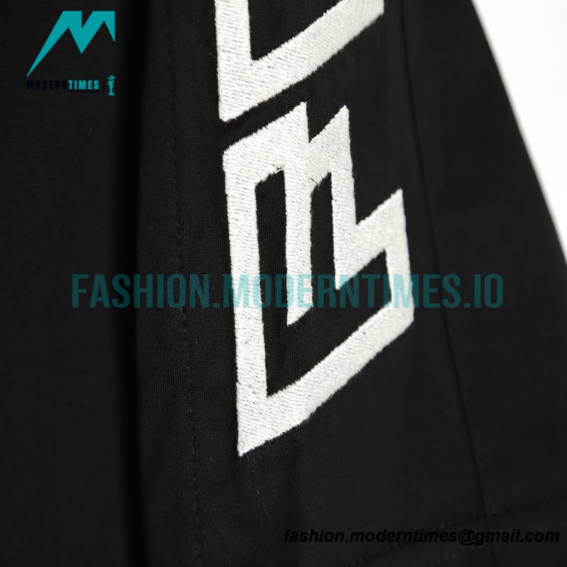 Fendi - 23SS Shoulder Embroidered Letter Short-sleeved T-shirt