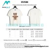 Fendi - 2022 Fw Cartoon Bear Double F Short Sleeve T-shirt