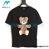 Fendi - 2022 Fw Cartoon Bear Double F Short Sleeve T-shirt