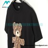 Fendi - 2022 Fw Cartoon Bear Double F Short Sleeve T-shirt