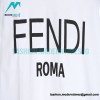 Fendi- 23ss Colour-matched Logo Foam-printed Short-sleeved T-shirt
