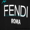 Fendi- 23ss Colour-matched Logo Foam-printed Short-sleeved T-shirt