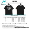 Fendi- 23ss Colour-matched Logo Foam-printed Short-sleeved T-shirt