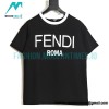 Fendi- 23ss Colour-matched Logo Foam-printed Short-sleeved T-shirt