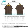Fendi - 23ss Full Print Double F Stitched Short Sleeve