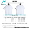 Fendi - 23ss Dark Print Double F Toothbrush Embroidered Short Sleeve T-shirt