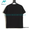 Fendi - 23ss Dark Print Double F Toothbrush Embroidered Short Sleeve T-shirt