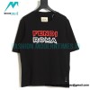 Fendi - 23SS Embroidered Letter Logo Short-sleeved T-shirt