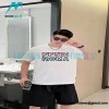 Fendi - 23SS Embroidered Letter Logo Short-sleeved T-shirt