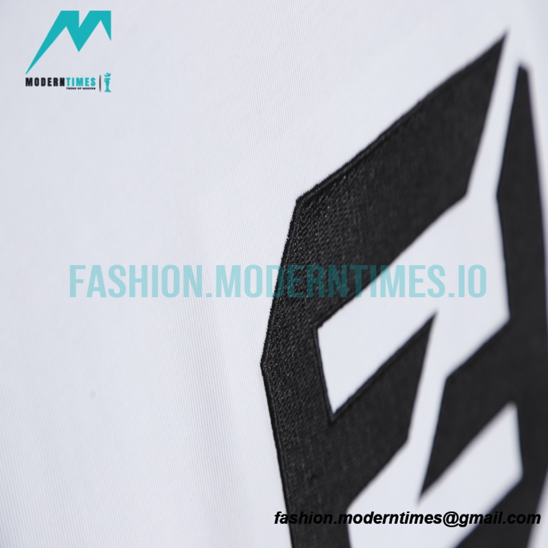 Fendi - 23ss Chest Double F Embroidered Short-sleeved T-shirt