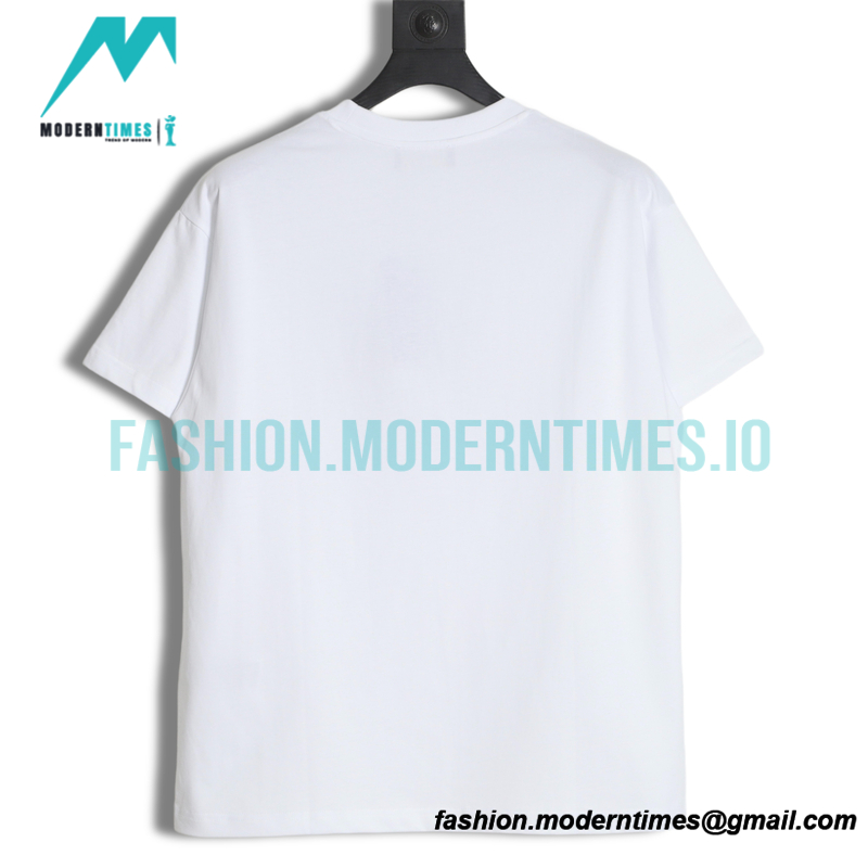 Fendi - 23ss Chest Double F Embroidered Short-sleeved T-shirt
