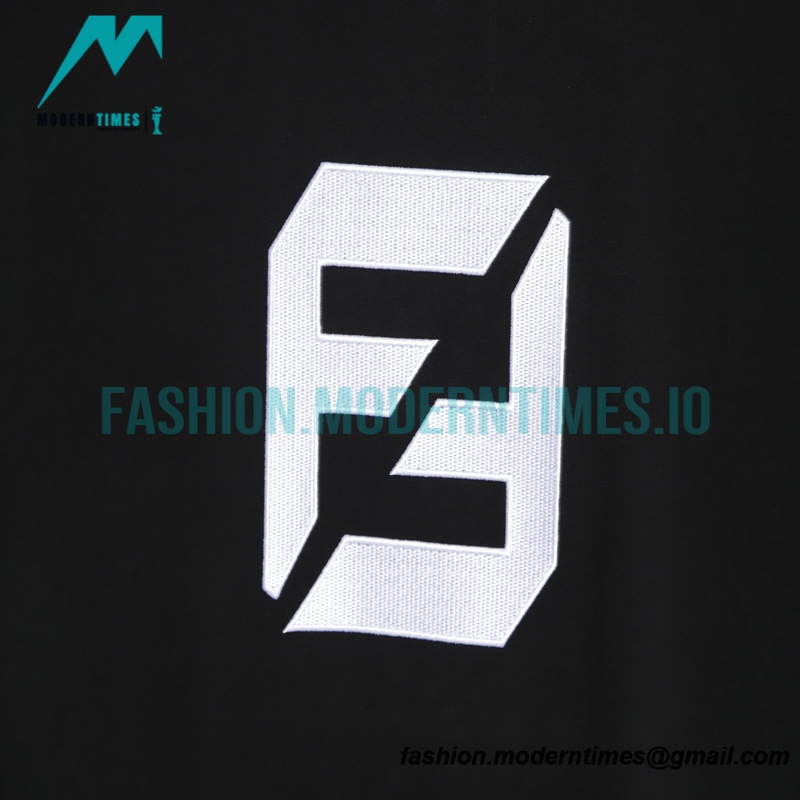 Fendi - 23ss Chest Double F Embroidered Short-sleeved T-shirt