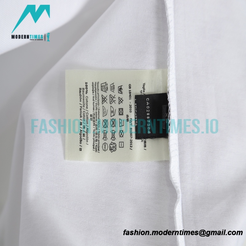 Fendi- Little Monster Eyes Embroidered Short-sleeved T-shirt