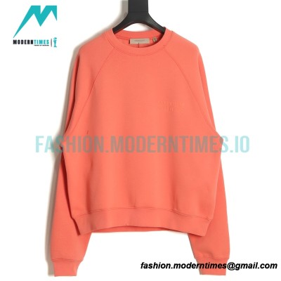 Fear of God - Flocked Small Label Round Neck Hoodie