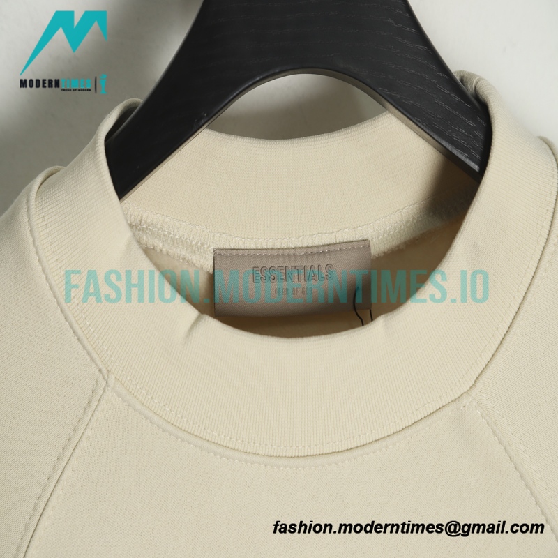 Fear of God - Flocked Small Label Round Neck Hoodie