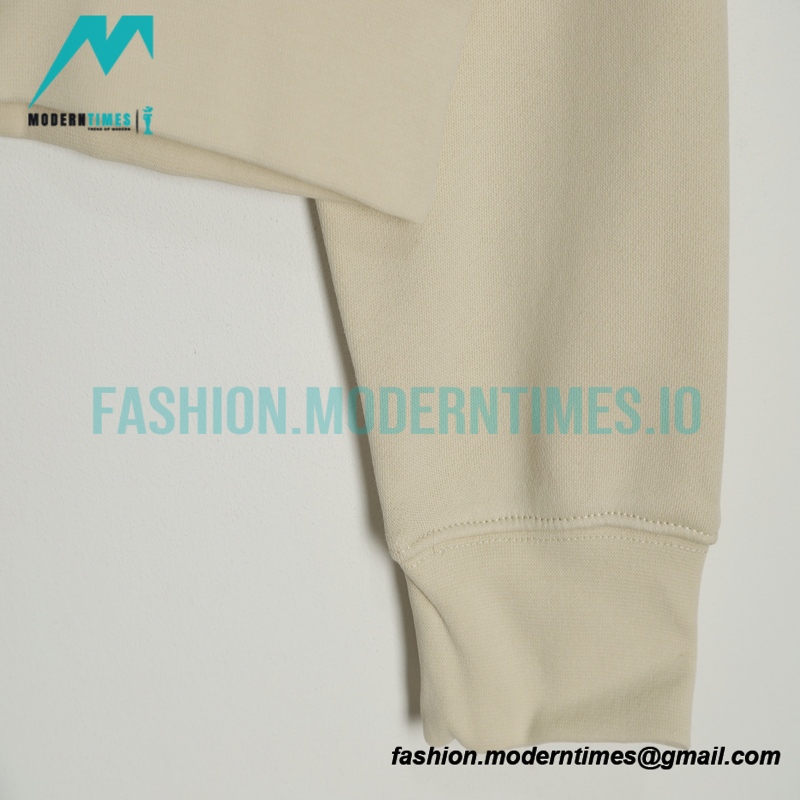 Fear of God - Flocked Small Label Round Neck Hoodie