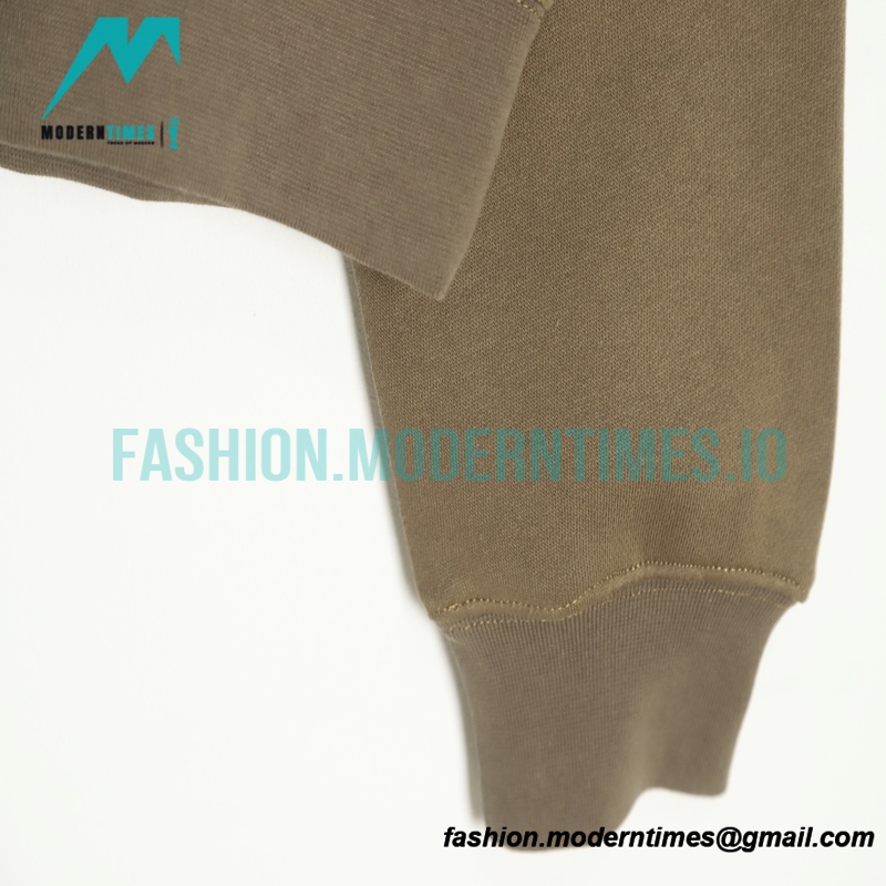 Fear of God - Flocked Small Label Round Neck Hoodie