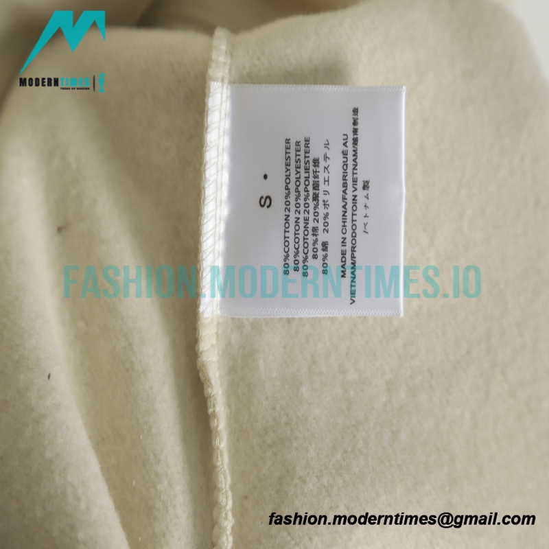 Fear of God - Flocked Small Label Round Neck Hoodie