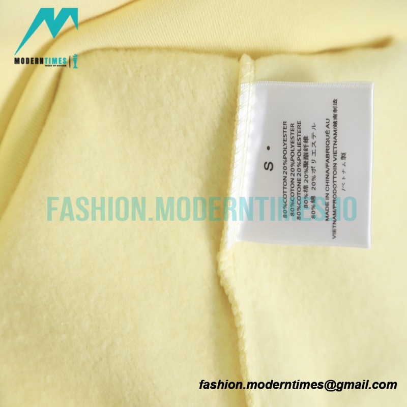 Fear of God - Flocked Small Label Round Neck Hoodie