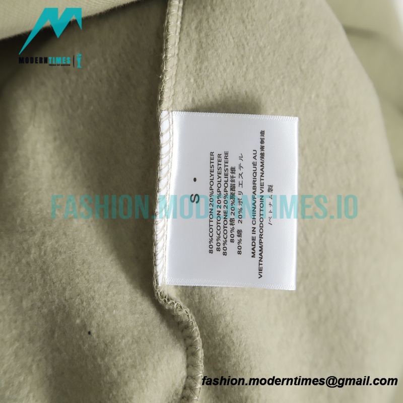 Fear of God - Flocked Small Label Round Neck Hoodie