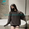 Fear of God - Flocked Small Label Round Neck Hoodie