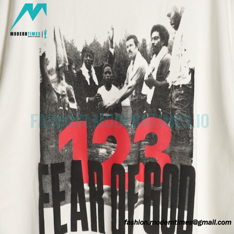 RRR123 - Fear Of God Co-branded Vintage Portrait Hoodie